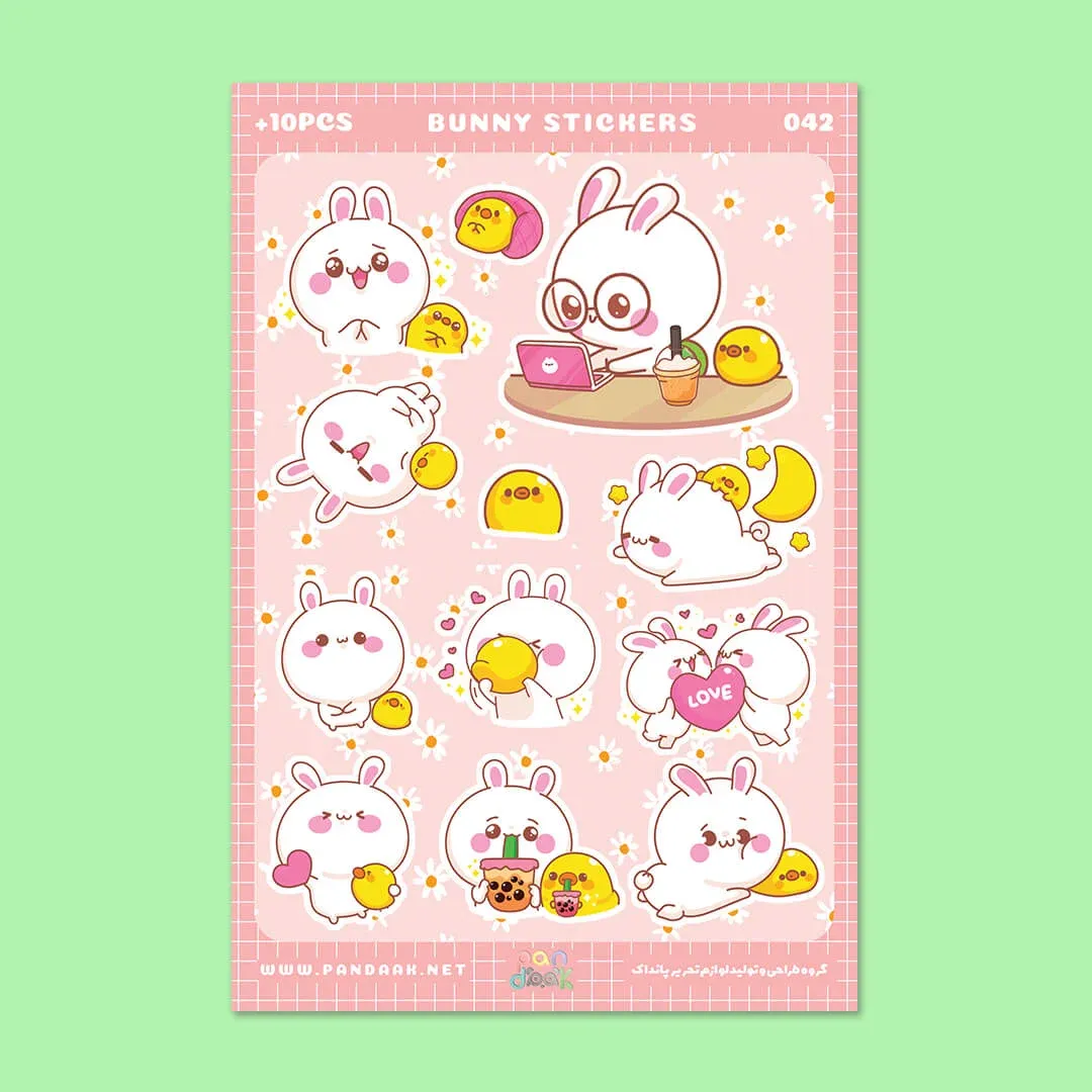 استیکر طرح (4) bunny