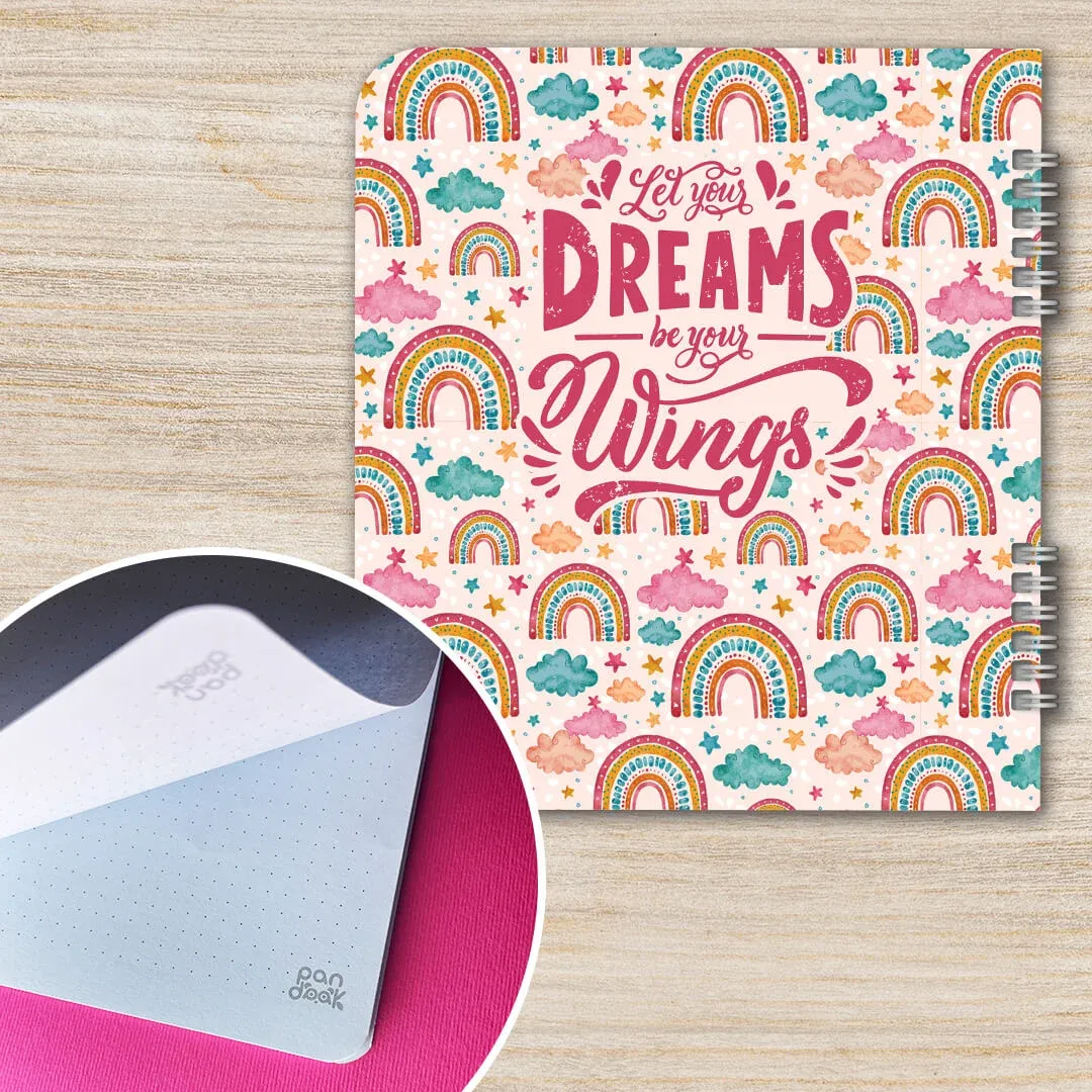 دفتر بولت ژورنال ۸۰ برگ پانداک طرح dream