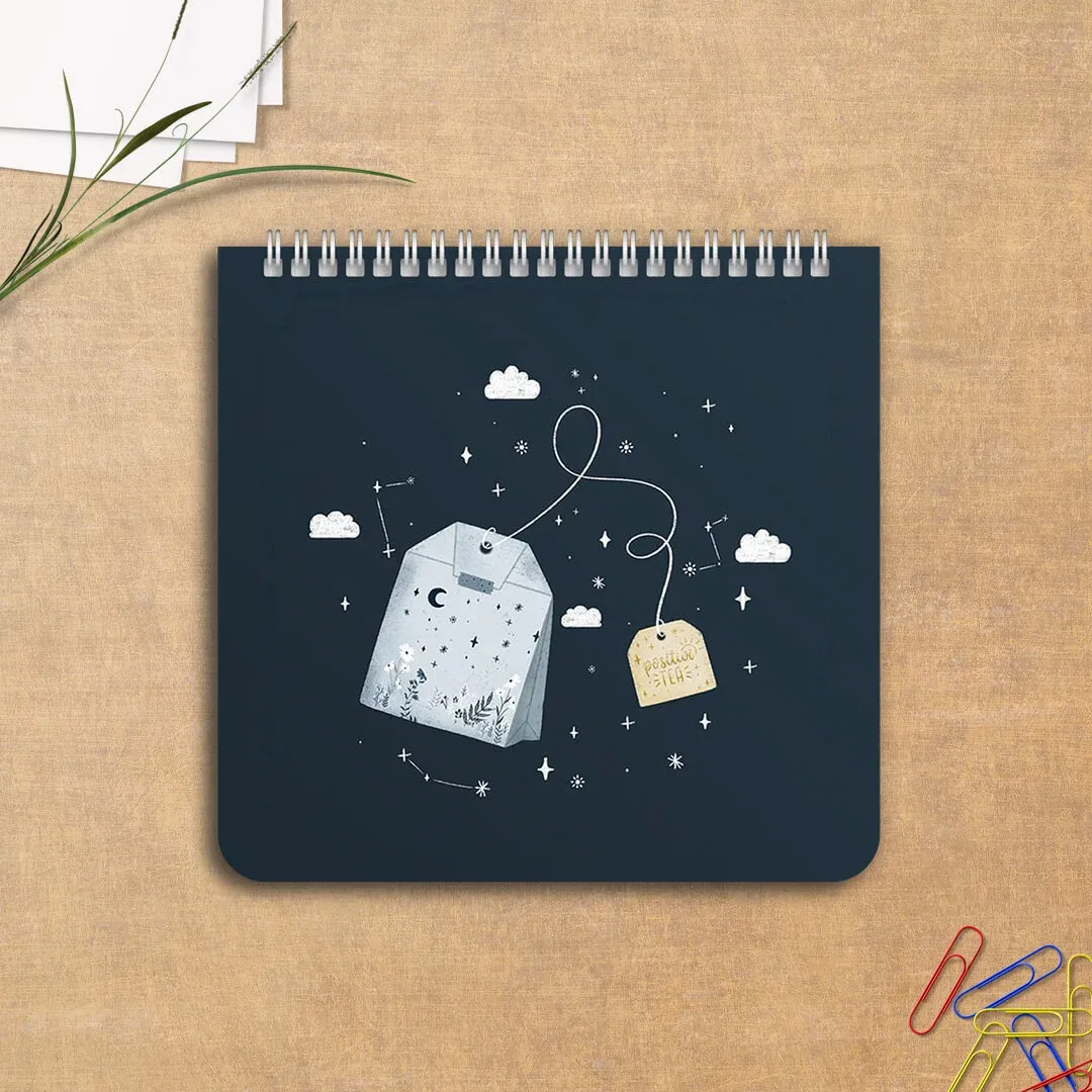دفتر یادداشت نقطه‌ای ۶۰ برگ پانداک طرح شب کد ۰۱۰