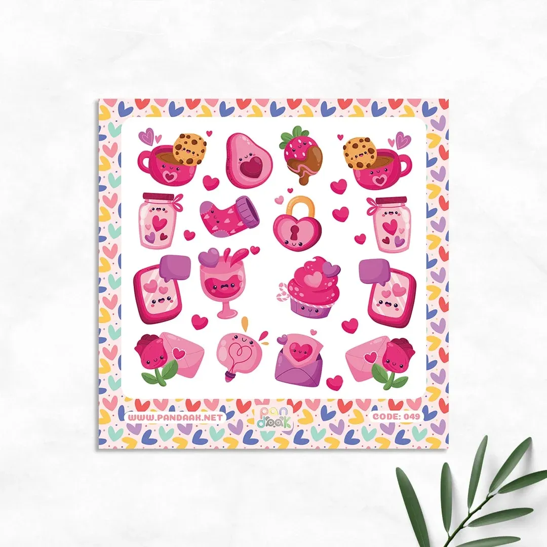 استیکر طرح لاو کد ۰۴۹