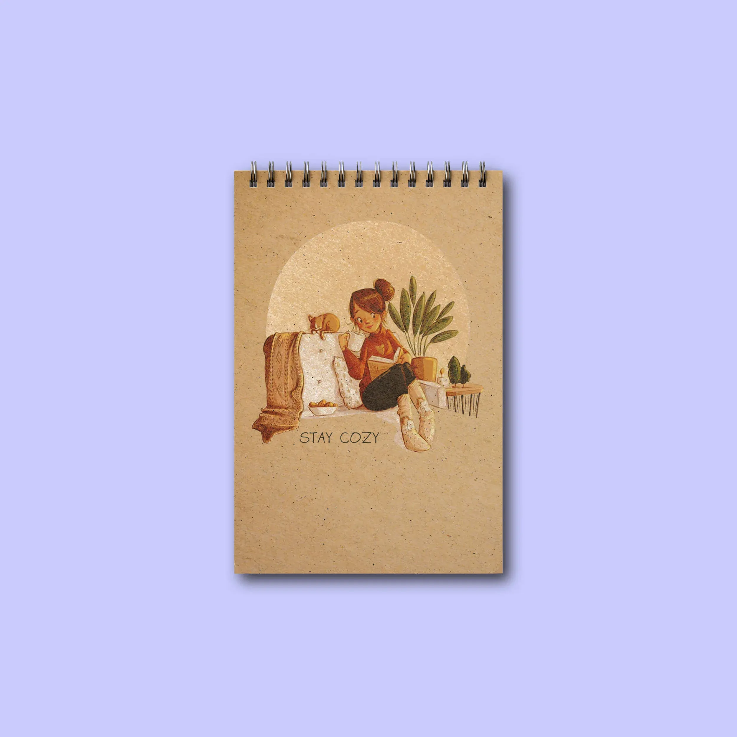 دفتریادداشت خطدار پانداک طرح cozy