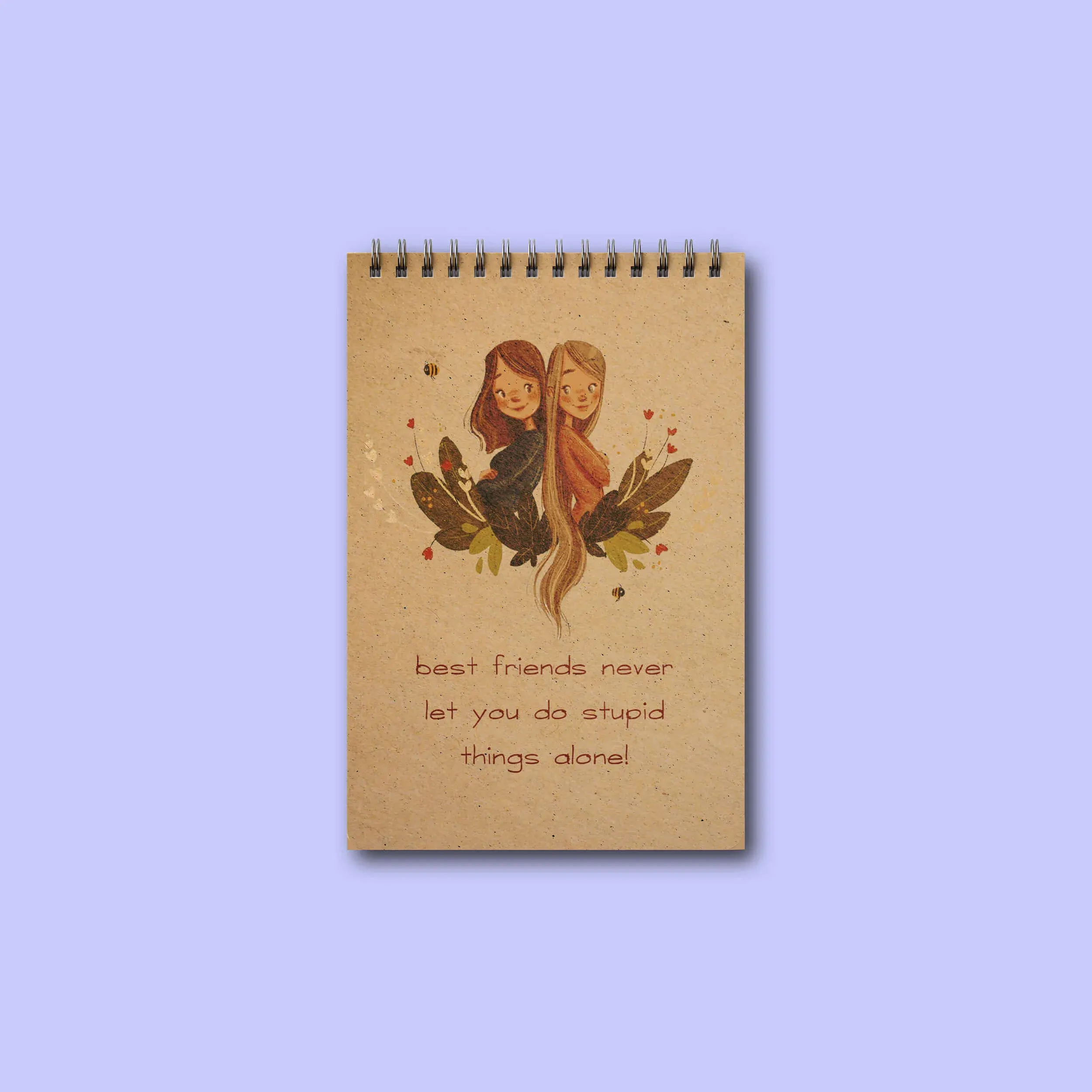 دفتریادداشت خطدار پانداک طرح besties