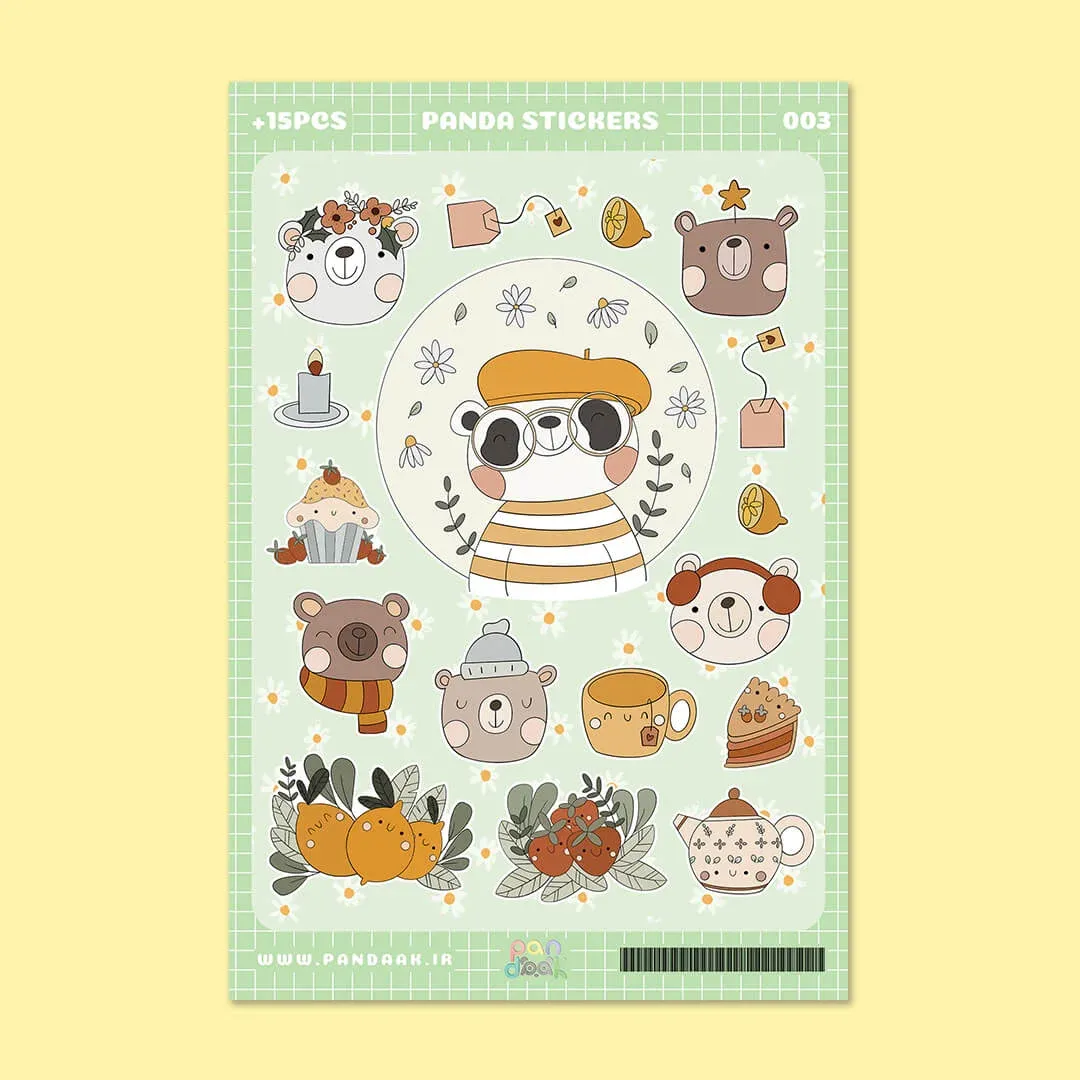استیکر طرح (1) panda