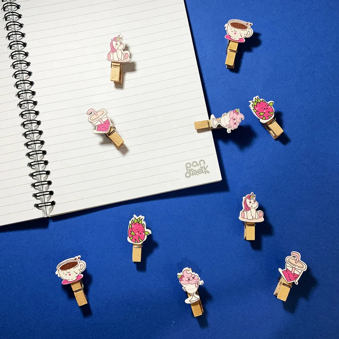 گیره چوبی طرح یونیکورن ۲