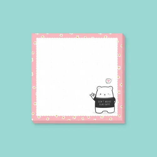 برگه یادداشت ۵۰ برگ طرح bear