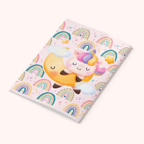 دفتر نقاشی پانداک طرح rainbow