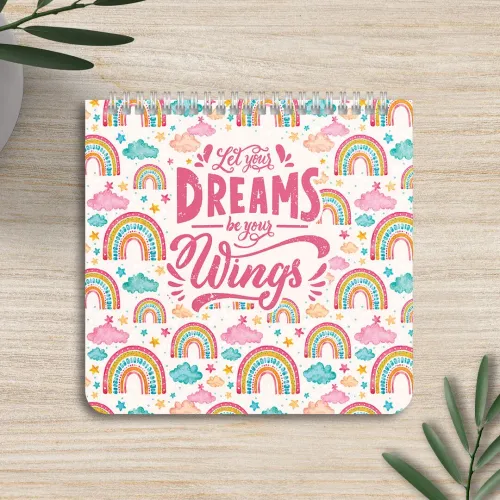 دفترچه برنامه‌ریزی ۶۰ برگ پانداک طرح Dream کد ۰۰۶