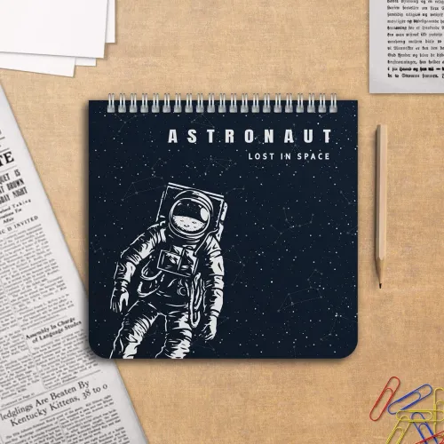 دفتر یادداشت زبان ۶۰ برگ پانداک طرح Lost in space کد ۰۰۵