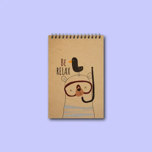 دفتریادداشت خطدار پانداک طرح relaxation