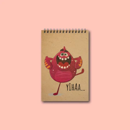 دفتریادداشت خطدار پانداک طرح Yihaa