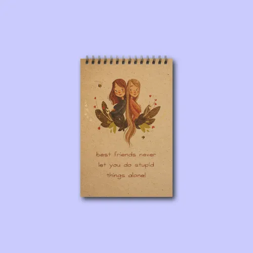 دفتریادداشت خطدار پانداک طرح besties