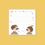 برگه یادداشت 50 برگ طرح couple