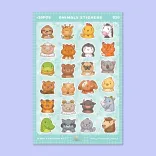 استیکر طرح mini animals