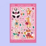 استیکر طرح jungle birthday