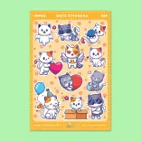 استیکر طرح cats