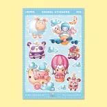 استیکر طرح (3) animals