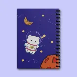 دفتر خطدار پانداک طرح Astronaut bear
