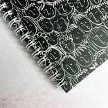 دفتر زبان ۶۰ برگ طرح Black کد ۰۰۸ - 2