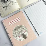 دفتر زبان ۶۰ برگ طرح bunny کد ۰۰۶