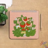 دفتر یادداشت خطدار ۶۰ برگ پانداک طرح قورباغه کد ۰۰۶