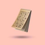 دفتریادداشت خطدار پانداک طرح doodle art - Image 1