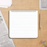 دفتر یادداشت زبان ۶۰ برگ پانداک طرح گورخر کد ۰۰۱ - 1