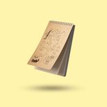 دفتریادداشت خطدار پانداک طرح جنگل حیوانات - 1