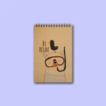 دفتریادداشت خطدار پانداک طرح relaxation
