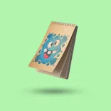 دفتریادداشت خطدار پانداک طرح Happy - Image 1