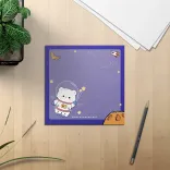 برگه یادداشت ۵۰ برگ پانداک طرح خرس فضانورد