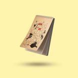 دفتریادداشت خطدار پانداک طرح cats - Image 1