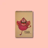 دفتریادداشت خطدار پانداک طرح Yihaa