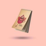 دفتریادداشت خطدار پانداک طرح Yihaa - Image 1