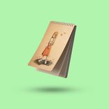 دفتریادداشت خطدار پانداک طرح دخترک ۱ - Image 1