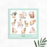 استیکر طرح لاما کد ۰۲۹