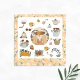 استیکر طرح دختر با تاج گل کد ۰۳۷