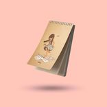 دفتریادداشت خطدار پانداک طرح happy girl - Image 1