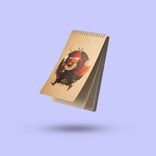 دفتریادداشت خطدار پانداک طرح red fox - Image 1