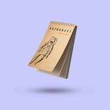 دفتر یادداشت خطدار پانداک طرح فضانورد ۲ - 1