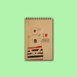 دفتریادداشت خطدار پانداک طرح coffee time