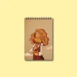 دفتریادداشت خطدار پانداک طرح flower
