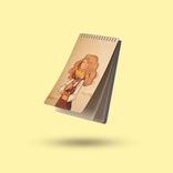 دفتریادداشت خطدار پانداک طرح flower - Image 1