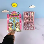استیکر قلعه دختر