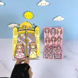 استیکر قلعه دختر