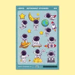 استیکر طرح astronaut