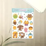 استیکر کاغذی کد 327