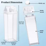 بطری اکرولیک طرح شیشه ای - 6
