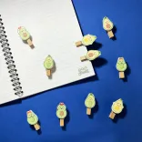 گیره چوبی طرح آووکادو ۱