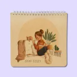 دفتر یادداشت نقطه‌ای پانداک طرح stay cozy
